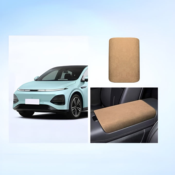 Armrest Box Cover for XPENG G6 Brown