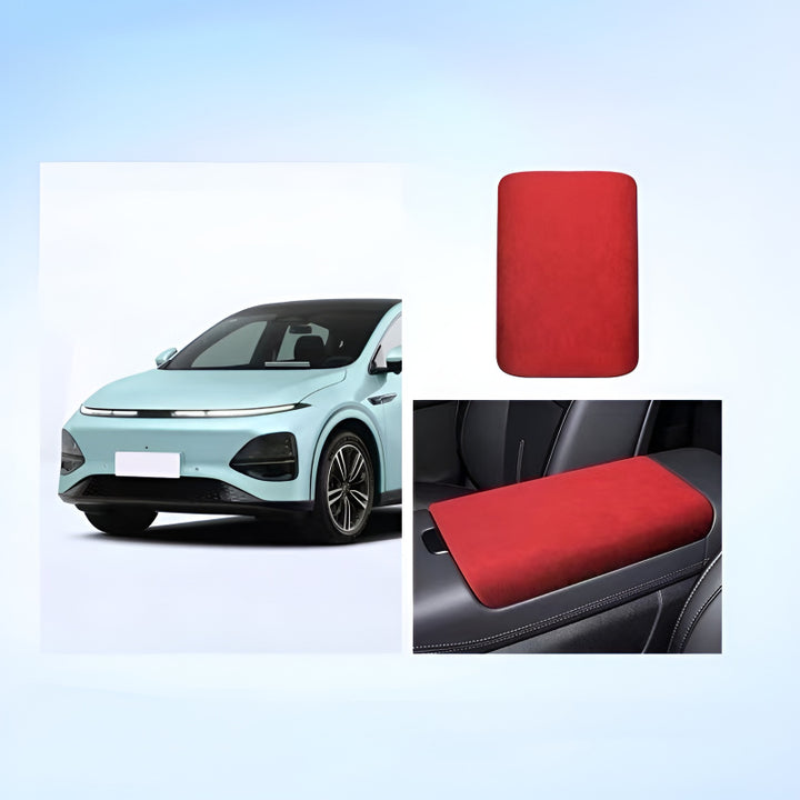 Armrest Box Cover for XPENG G6 Bright Red