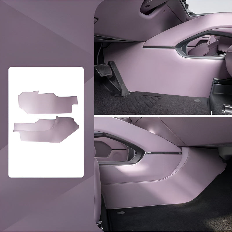XPENG L03 Center Console Kick Guards  Viola Purple