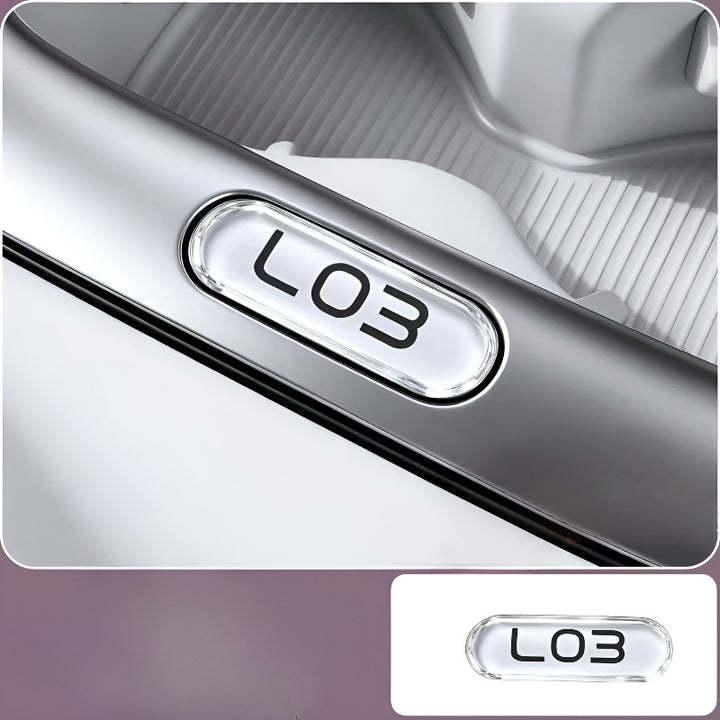 XPENG L03 Armrest Compartment  Button Decals Transparent