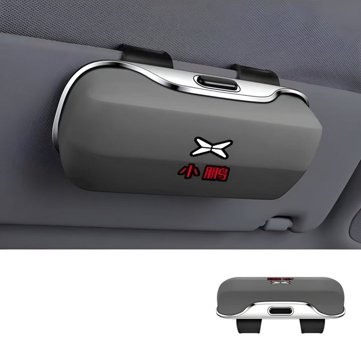 Car Glasses Case for XPENG Trendy Gray