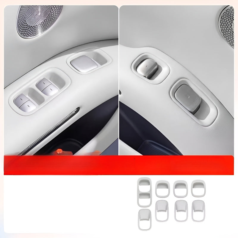 XPENG L03 Door Button Decals Gray Dignity