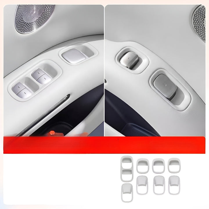 XPENG L03 Door Button Decals Gray Dignity