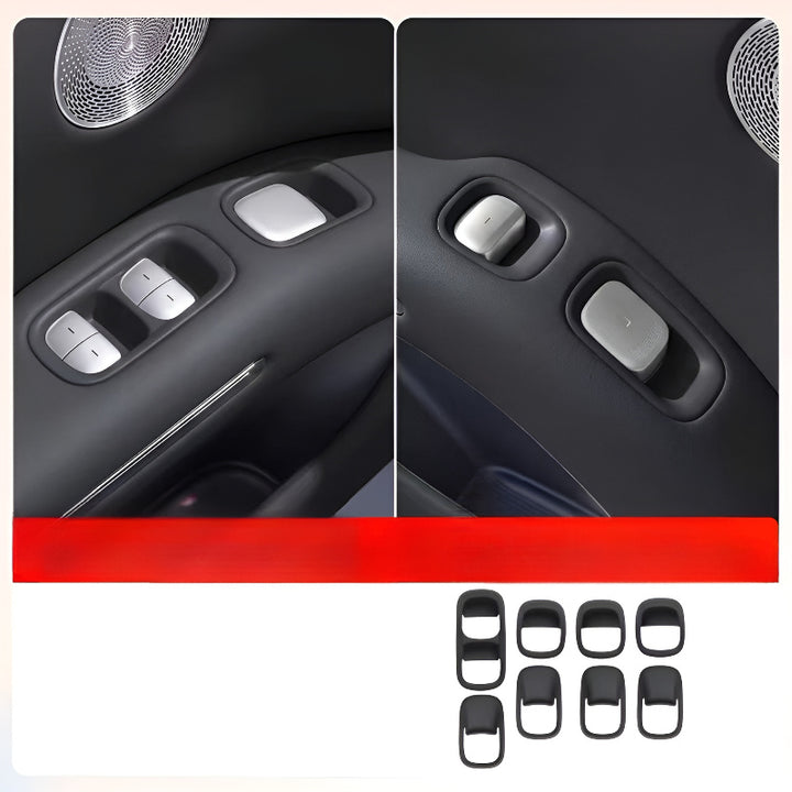XPENG L03 Door Button Decals Deep Space Gray