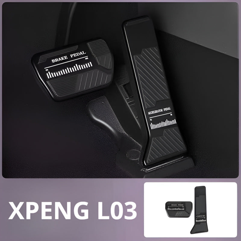 XPENG L03 Non-Slip Accelerator Brake Pedal Extenders Black