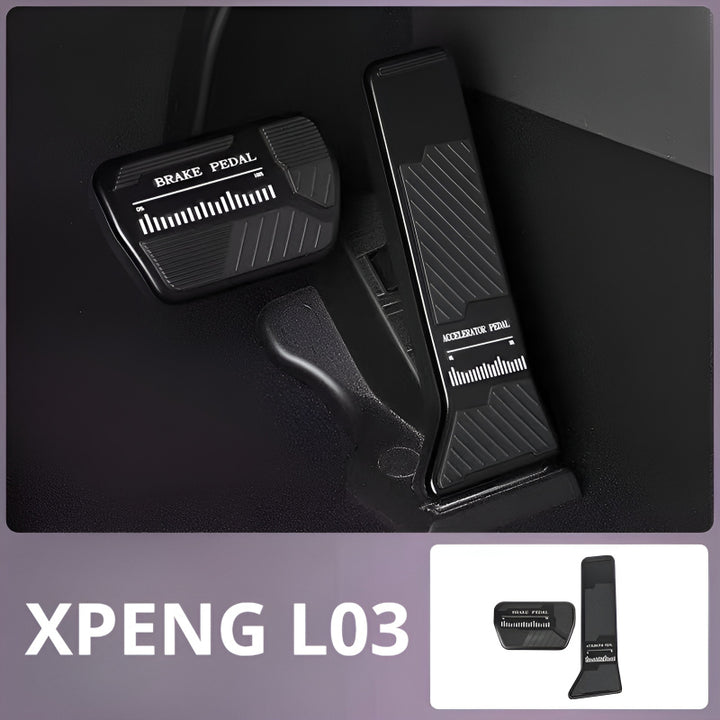 XPENG L03 Non-Slip Accelerator Brake Pedal Extenders Black