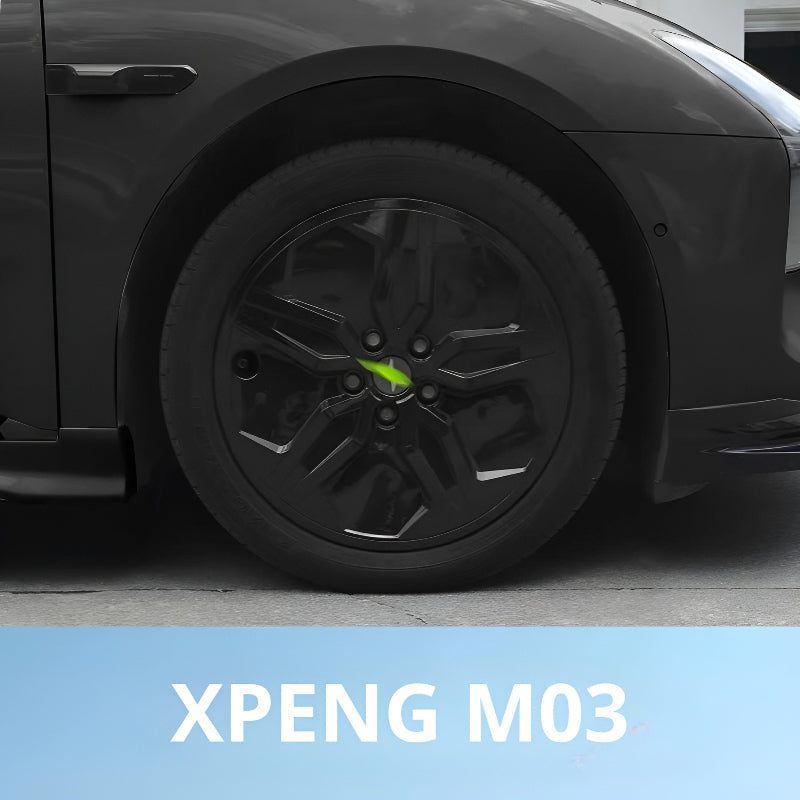 XPENG M03 Full Wrap Hubcaps Glossy Black