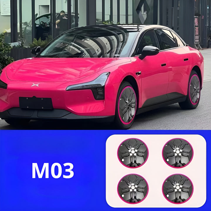 XPENG M03 Full Wrap Hubcaps Beetroot Purple 1