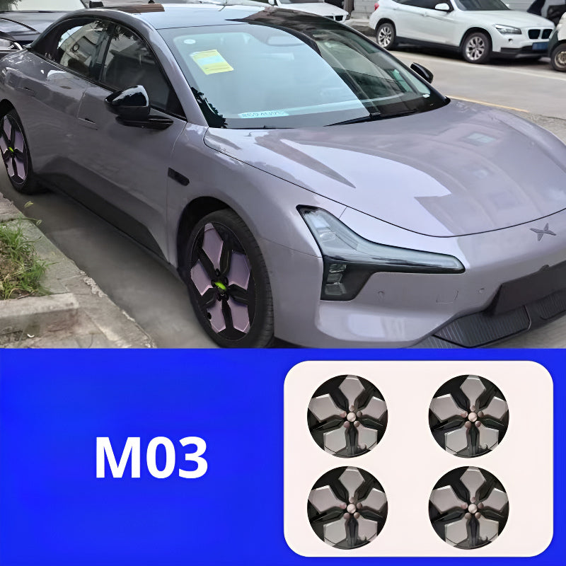 XPENG M03 Full Wrap Hubcaps Starry Twilight Purple