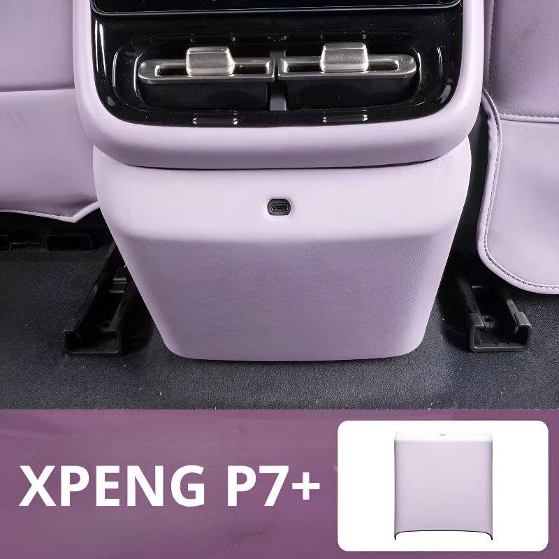 Rear Air Vent Kick Cover For 24-26 XPeng P7+ Extended Range Edition Soft Purple