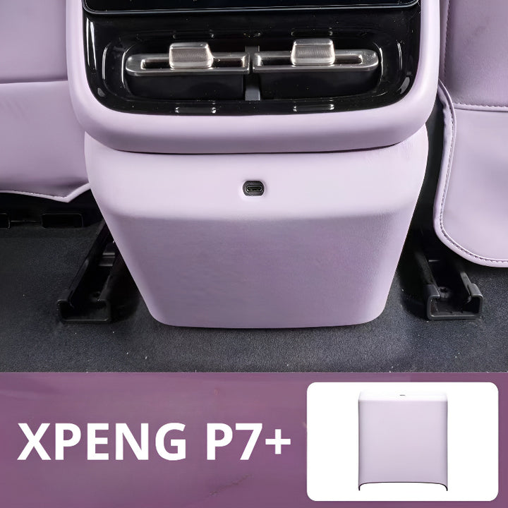 Rear Air Vent Kick Cover For 24-26 XPeng P7+ Extended Range Edition Soft Purple
