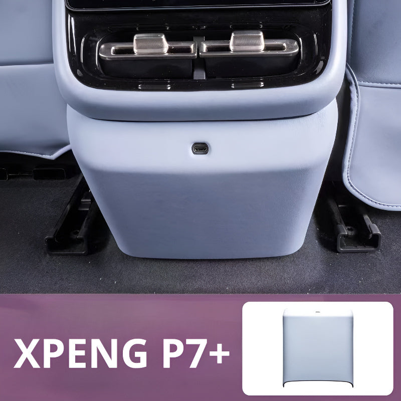 Rear Air Vent Kick Cover For 24-26 XPeng P7+ Extended Range Edition Morning Mist Blue