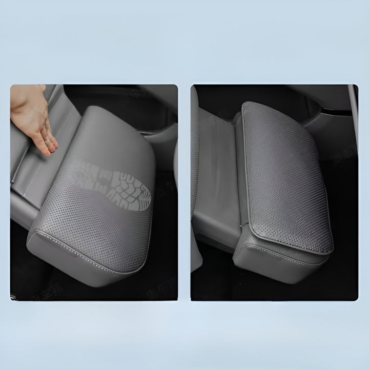 XPENG L03 Passenger-Side Leg Rest Protection Before and After Installation Comparison
