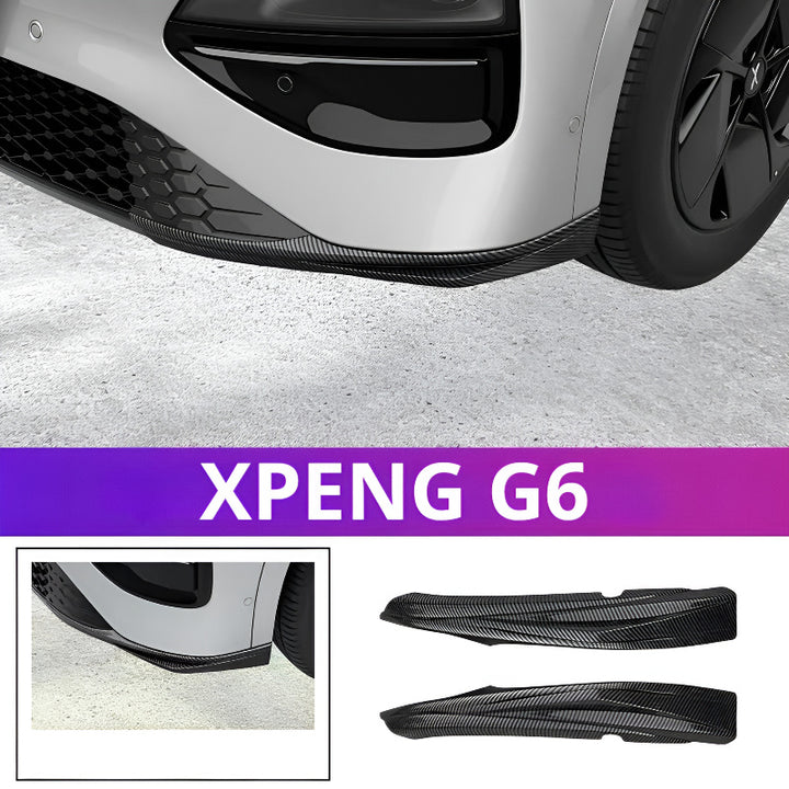 XPENG G6 Front Bumper Corner Guard Carbon Fiber Pattern