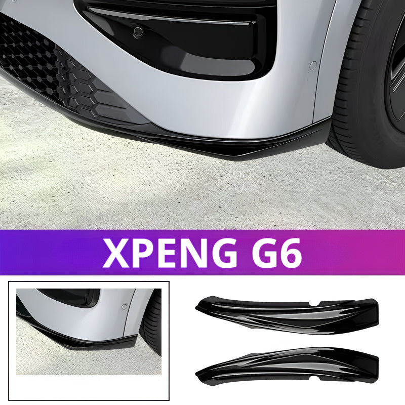 XPENG G6 Front Bumper Corner Guard Glossy Black