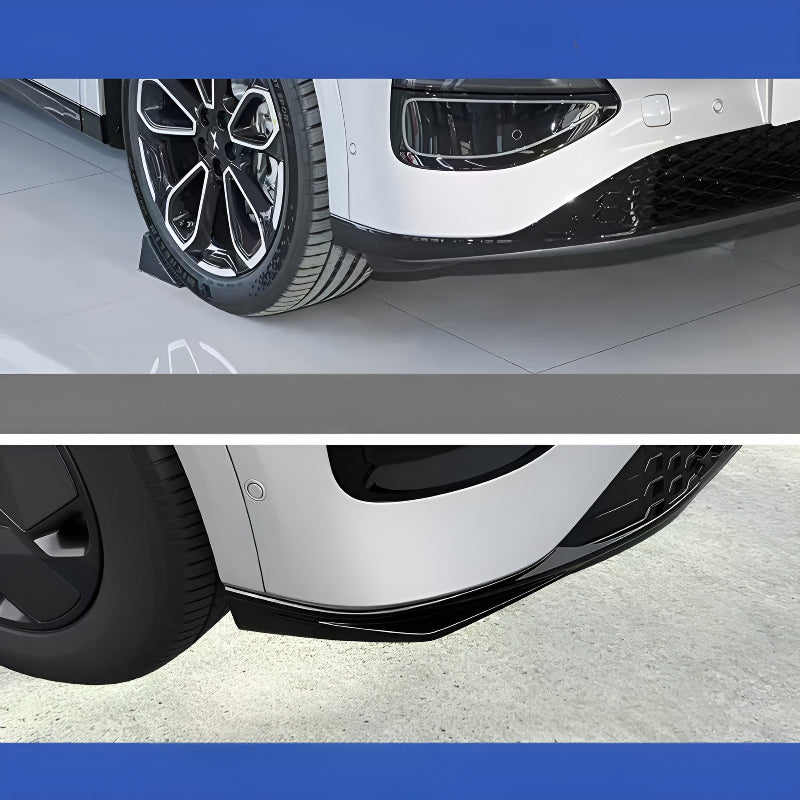 XPENG G6/G7 Front Bumper Corner Guard Before and After Installation Comparison