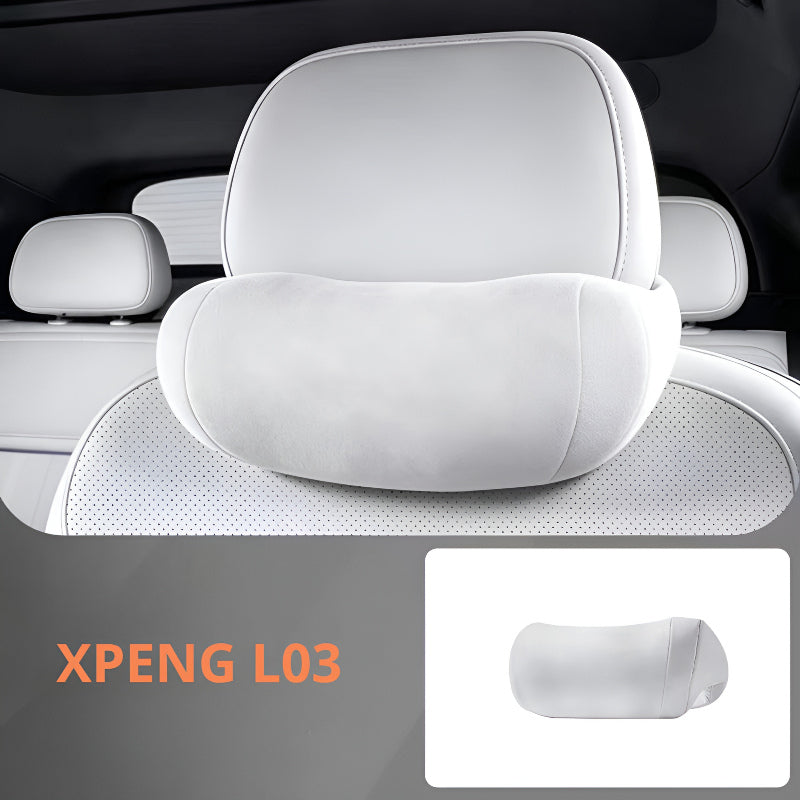Suede Neck Pillow for XPENG L03 | Lumbar Support & Fatigue Relief Neck Pillow