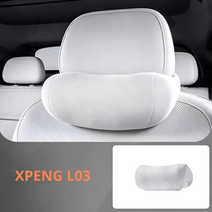 Suede Neck Pillow for XPENG L03 | Lumbar Support & Fatigue Relief Neck Pillow