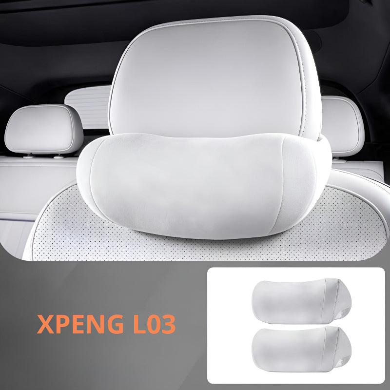 Suede Neck Pillow for XPENG L03 | Lumbar Support & Fatigue Relief Neck Pillow