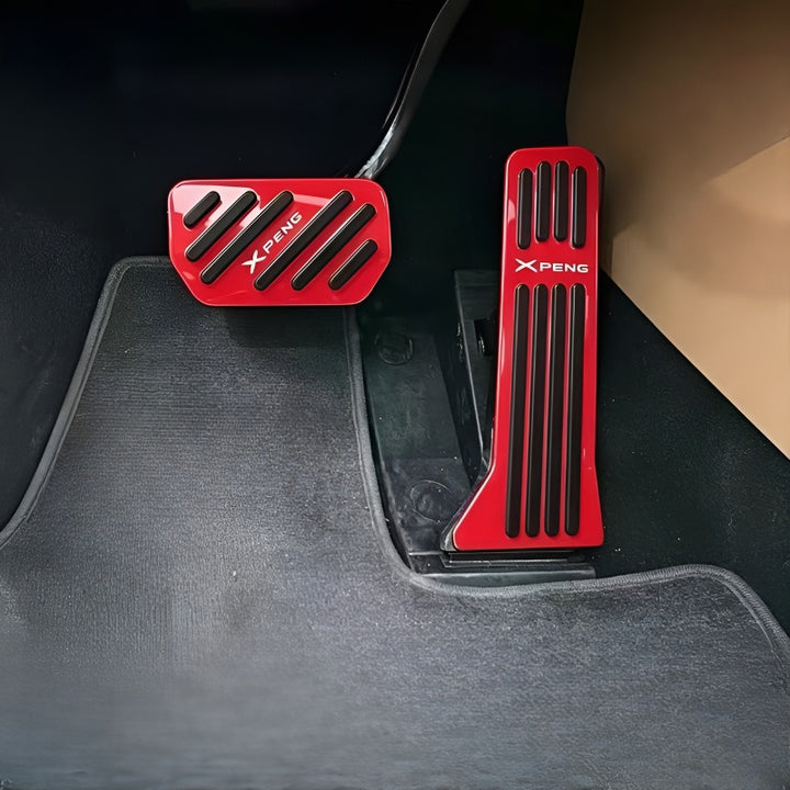 XPENG GX/G9L Non-Slip Accelerator Brake Pedal Extenders Red