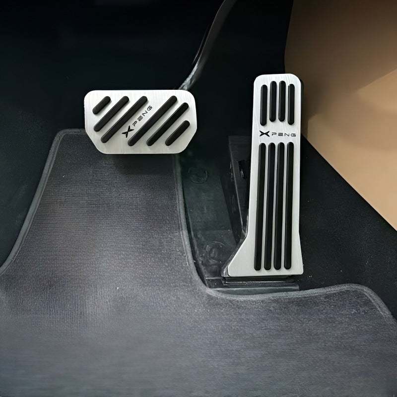 XPENG GX/G9L Non-Slip Accelerator Brake Pedal Extenders Silver