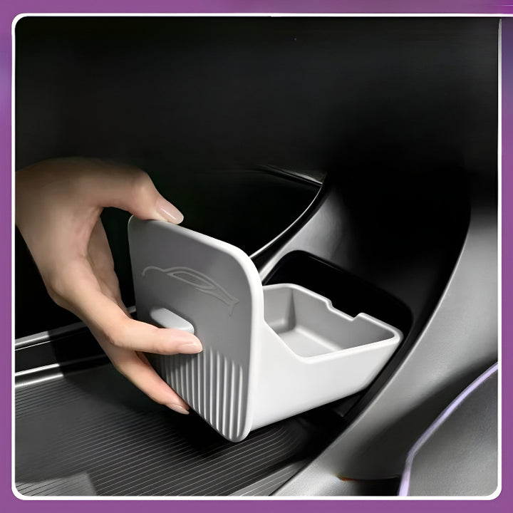 Hidden Storage Compartment Under the Center Console in the XPENG L03