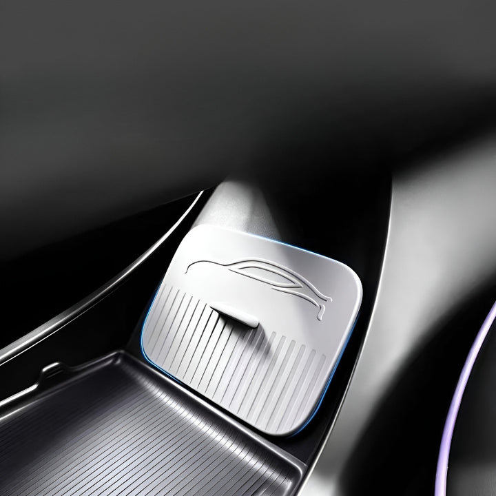 Hidden Storage Compartment Under the Center Console in the XPENG L03