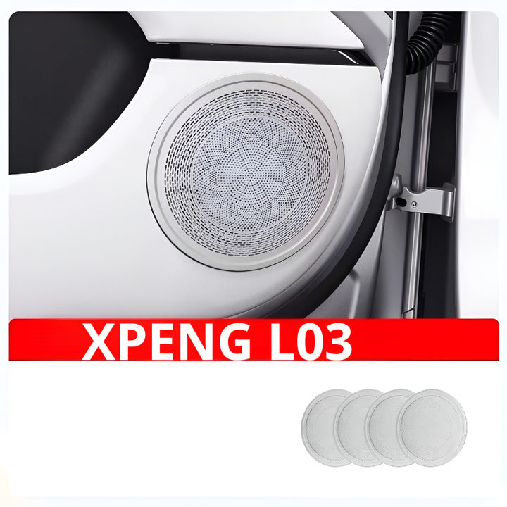XPENG L03 Door Speaker Cover Grille  Silver-Titanium