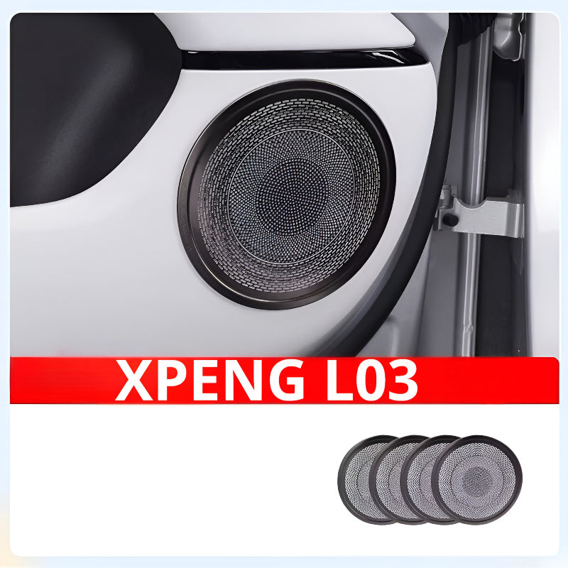 XPENG L03 Door Speaker Cover Grille  Black Titanium