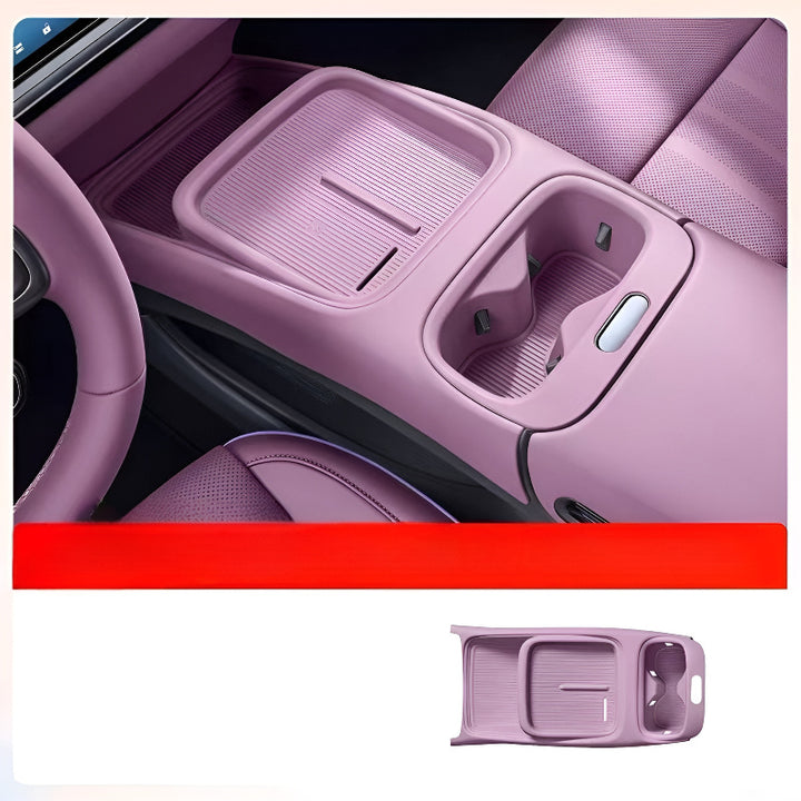 XPENG L03 Integrated Center Console Silicone Mat Viola Purple