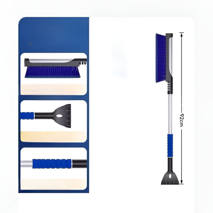 Snow Brush and Ice Scraper Blue