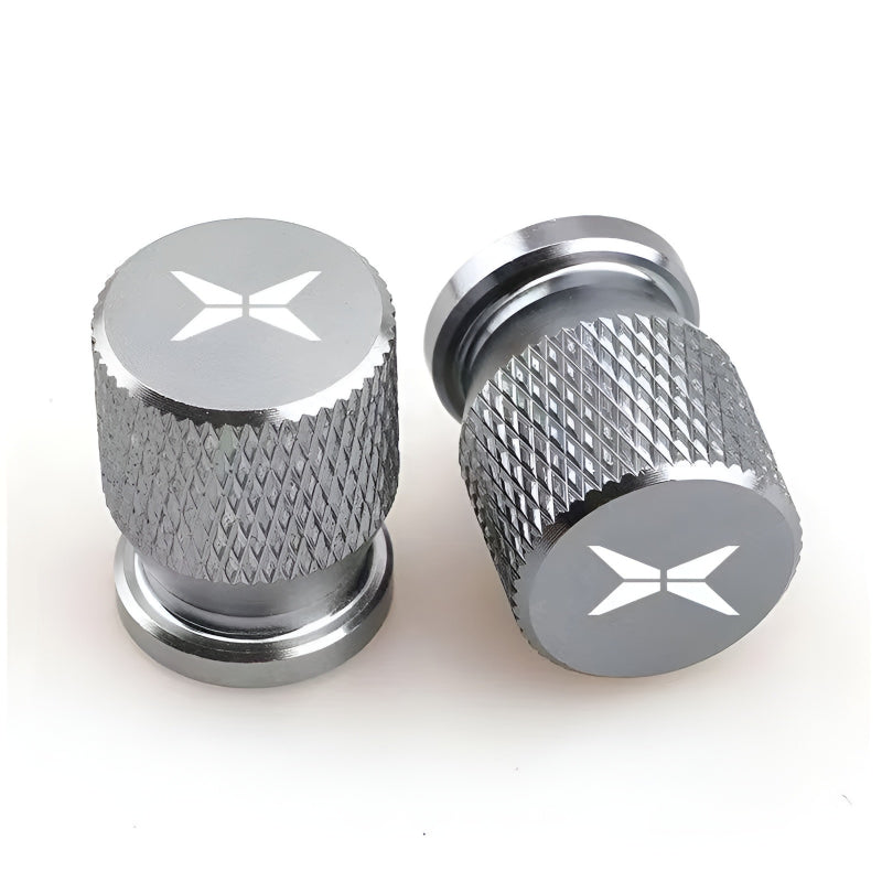 XPENG Tire Valve Cap (4pcs）Titanium Color