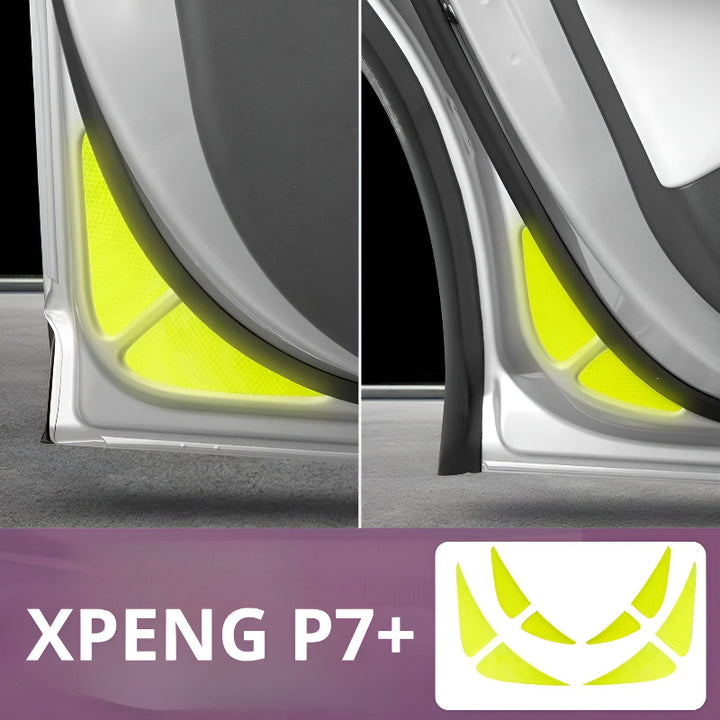  XPENG P7+ Door Reflective Stickers Green