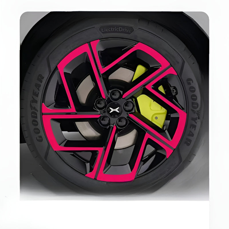 XPENG L03 20-inch Hubcap Blackout Sticker Set Beet Purple 1