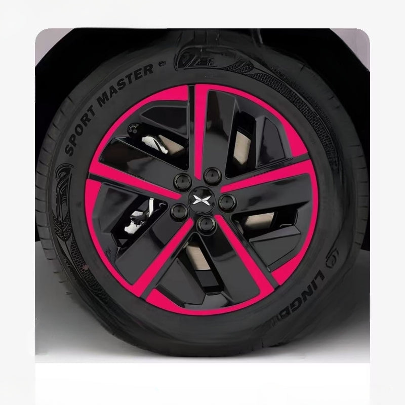 XPENG L03 18-inch Hubcap Blackout Sticker Set