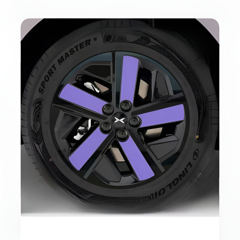 XPENG L03 18-inch Hubcap Blackout Sticker Set