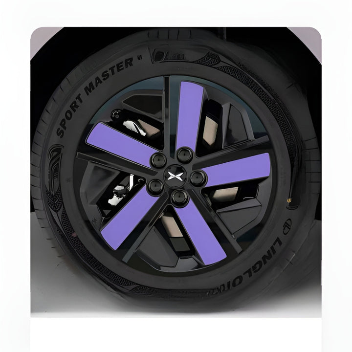 XPENG L03 18-inch Hubcap Blackout Sticker Set