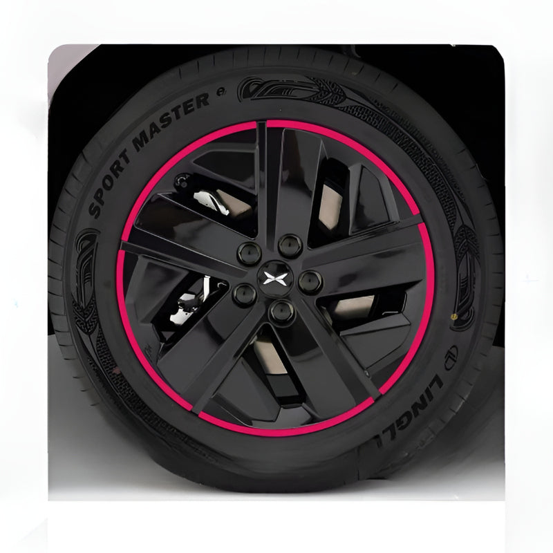 XPENG L03 18-inch Hubcap Blackout Sticker Set Beet Ring
