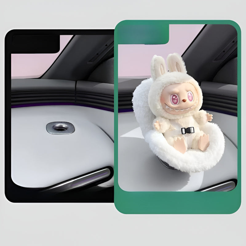 XPENG L03 Toy Seat Before and After Installation Comparison