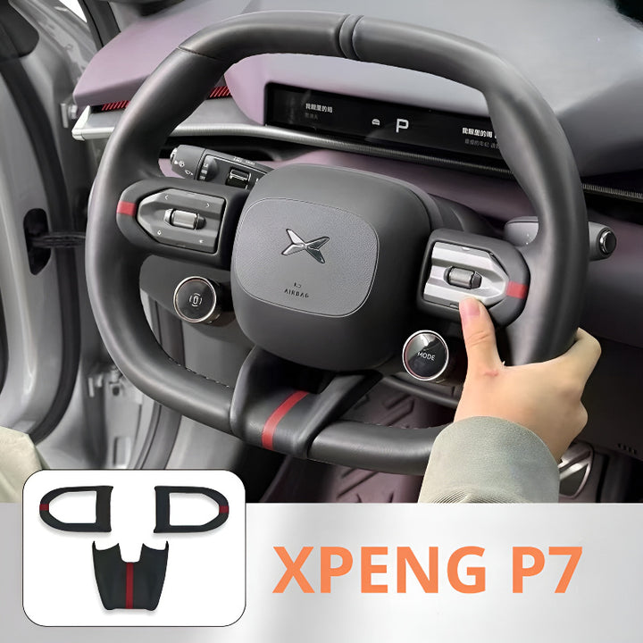 XPENG P7 2026 Steering Wheel Button Switch Trim Cover Gravity Red