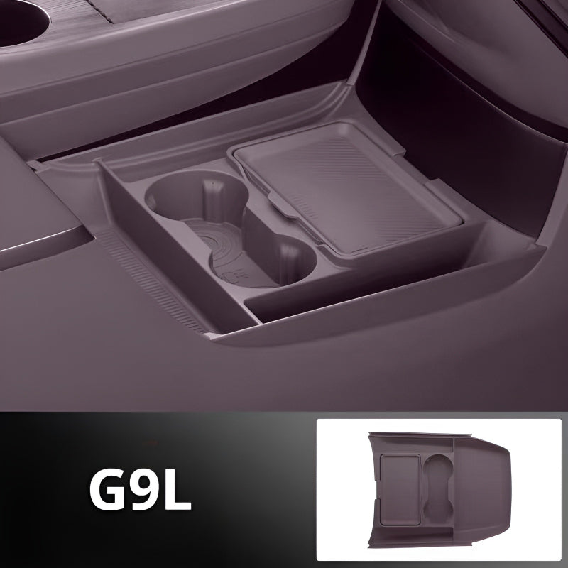 XPENG G9L Lower Console Organizer Tray Purple