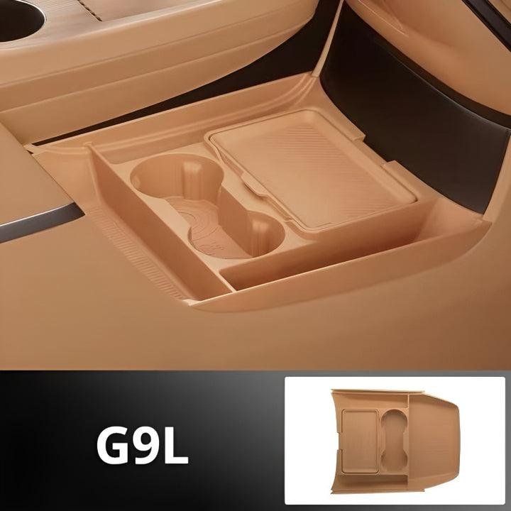 XPENG G9L Lower Console Organizer Tray Brown