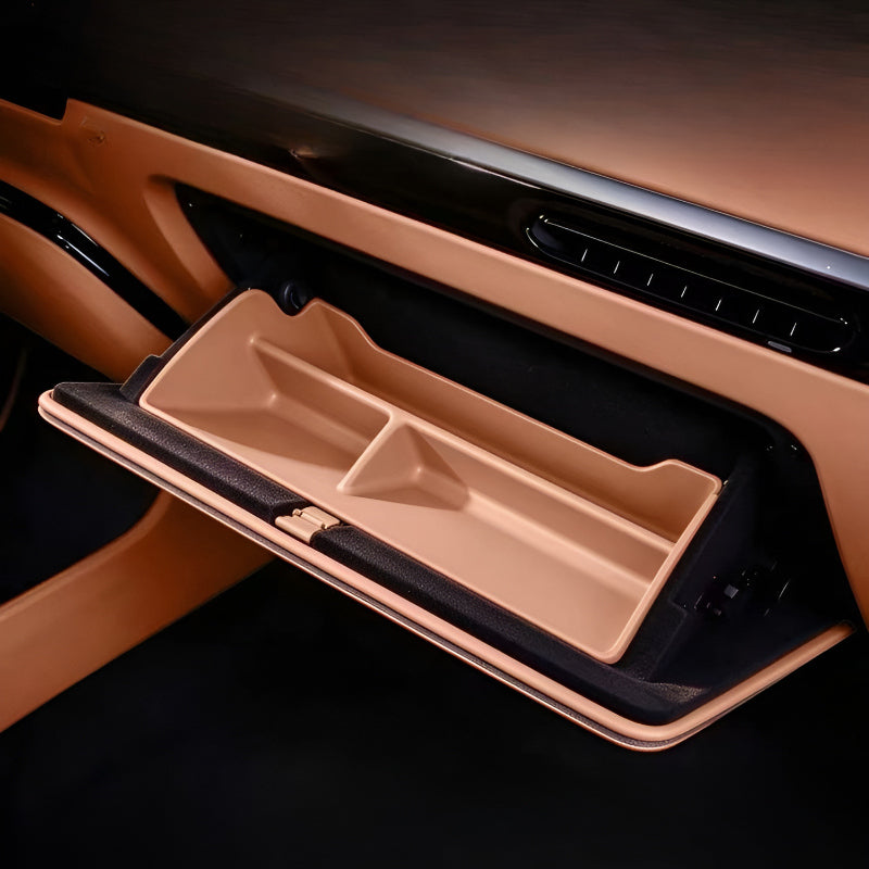 Storage in the Passenger-Side Glove Compartment of the XPENG G9L