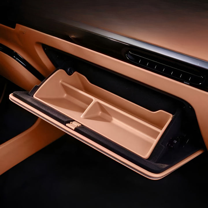 Storage in the Passenger-Side Glove Compartment of the XPENG G9L