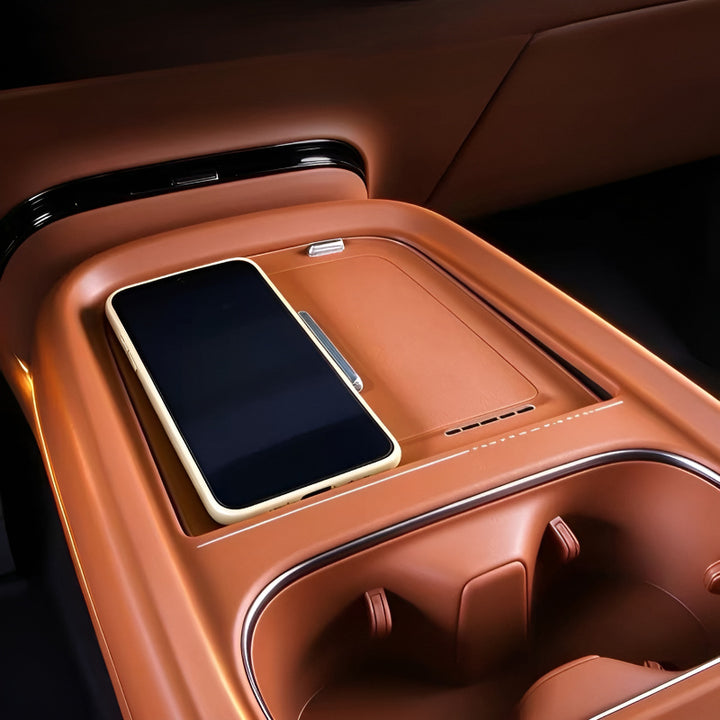 XPENG G9L Wireless Charging Pad for Center Console Does not Affect Charging