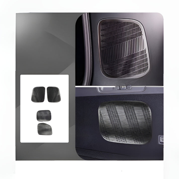 XPENG G9L Trunk Horn Covers&Side Air Vent Covers Black Titanium