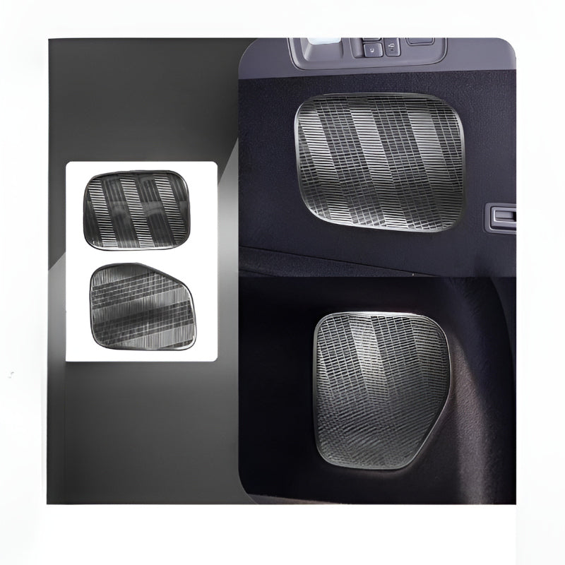 XPENG G9L Trunk Horn Covers Black Titanium