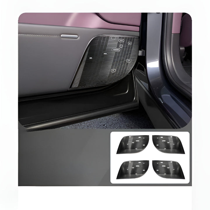 XPENG G9L Door Speaker Protective Cover   Black Titanium